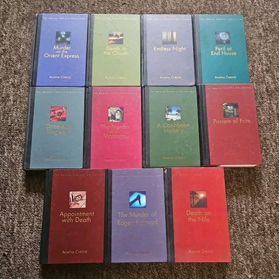 11 Agatha Christie Mystery Collection Hardback Planet Three Books Orient Nile AC