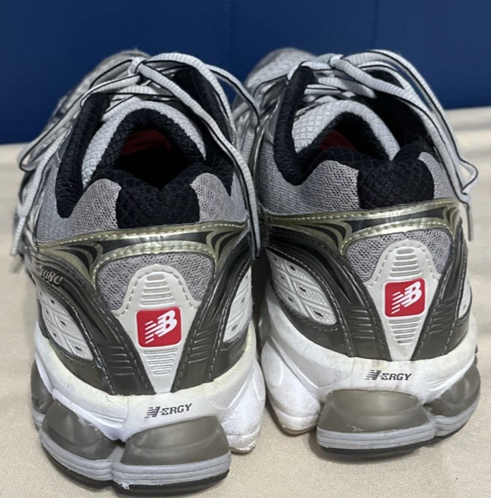 Zapatos para correr New Balance para hombre 9,5D NERGY MR1080BW gris/dorado Foto 3 de 4