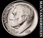 1955 Silver Roosevelt Dime - Choice Gem Brilliant Uncirculated  #K3056