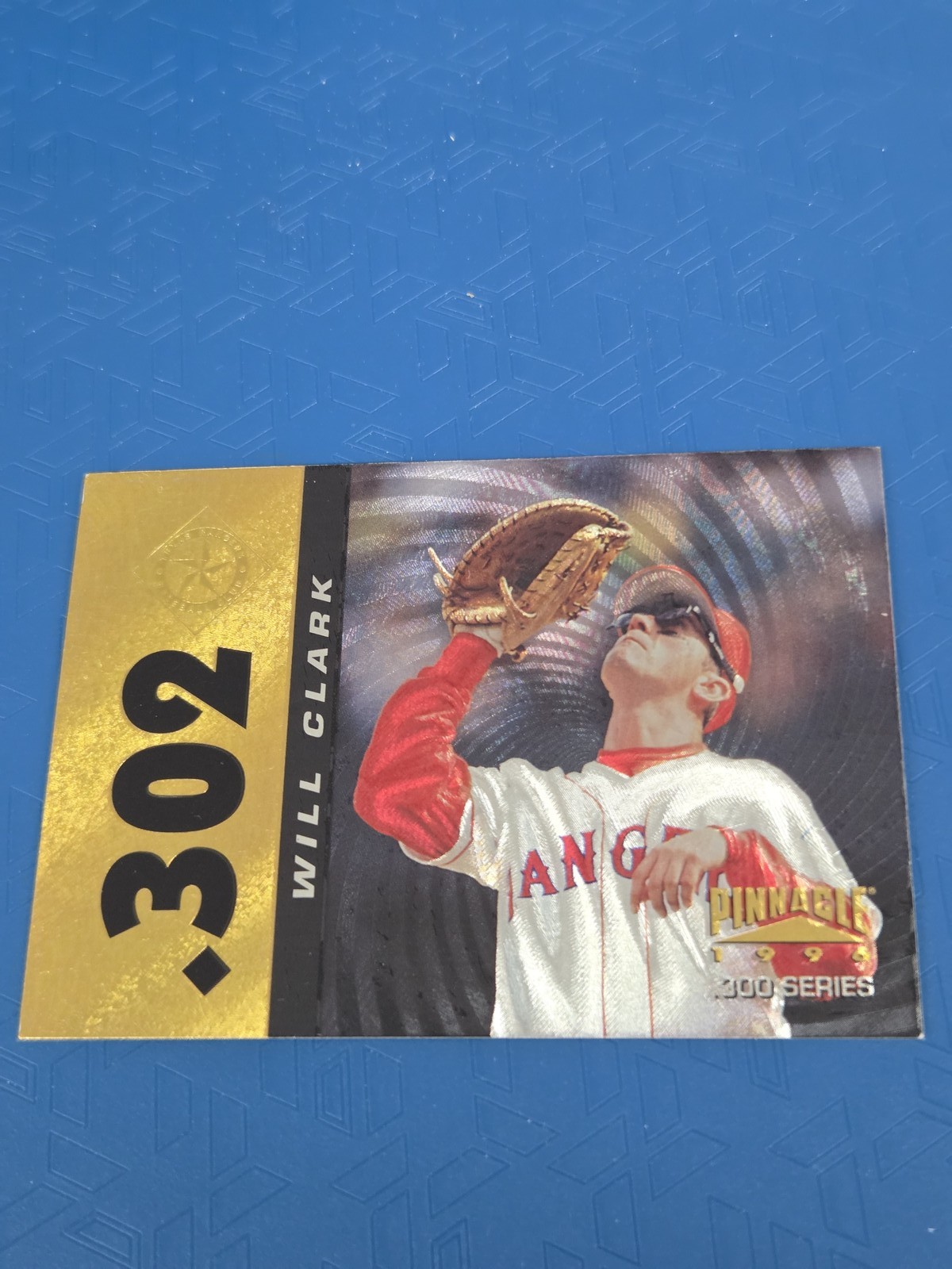 1996 Pinnacle Starburst #186 Will Clark Texas Rangers BASEBALL Card 1H