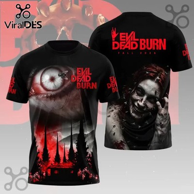 Evil Dead Burn Horror Scary Zombie Graphic shirt