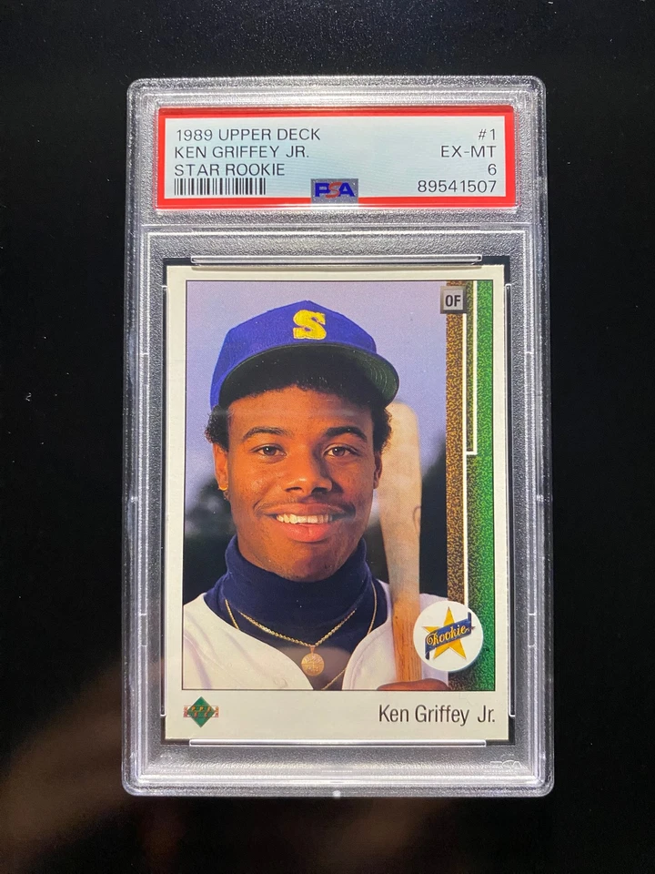 CONJUNTO COMPLETO 1989 DECK SUPERIOR! (800 cards) Ken Griffey Jr. PSA 6, R. Johnson RC,+ - Imagem 4 de 4