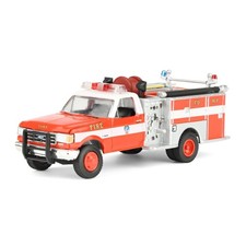 Greenlight 1/64 1987 Ford F-350 Mini Pumper Fire Truck, FDNY 160th Annv. 30550