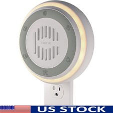 White Noise Machine W/ 20 Sounds Adjustable Volume Timer Sleep Focus Night Light