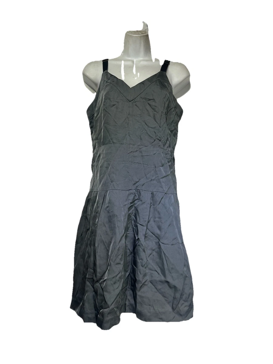 theory asymmetrical silk georgette dress Yvette Slip Maxi Dress With Asymmetrical Hem