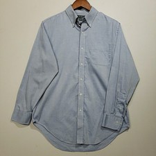 Lauren Ralph Lauren LRL Button Down Dress Shirt Mens 15.5 15 1/2 32/33 Blue