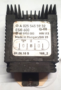 Steuergerät Lüfter MERCEDES W202 C180  A0255455932 Lüftersteuergerät (6-4)