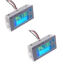 2PCS Digital Battery Capacity Tester Battery Indicator Golf 12V-Alarm