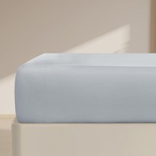 Light Grey Full Fitted Sheet Premium Hotel Quality Ultra Soft Microfiber Bed