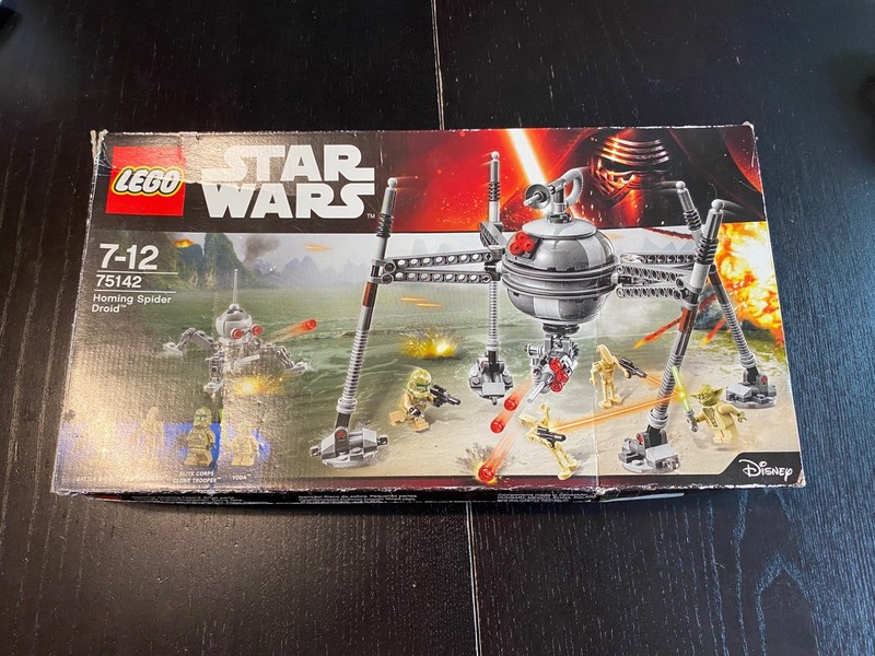 Lego 75142 Star Wars Homing Spider Droid Sealed bags Retire Set