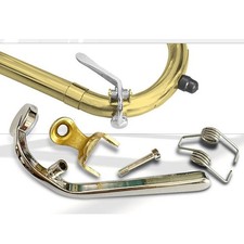 Lightweight Silver Trombone Watergate Key Drain Valve with Cork Design