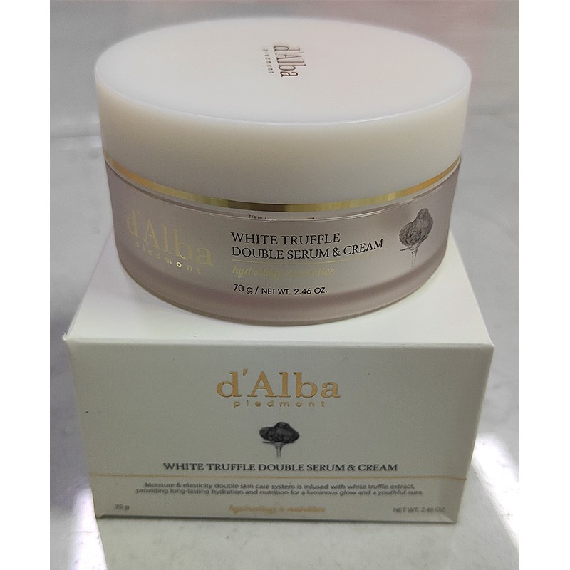 D#A|ba- Suero y crema doble de trufa blanca, 70 g, Essenzcreme