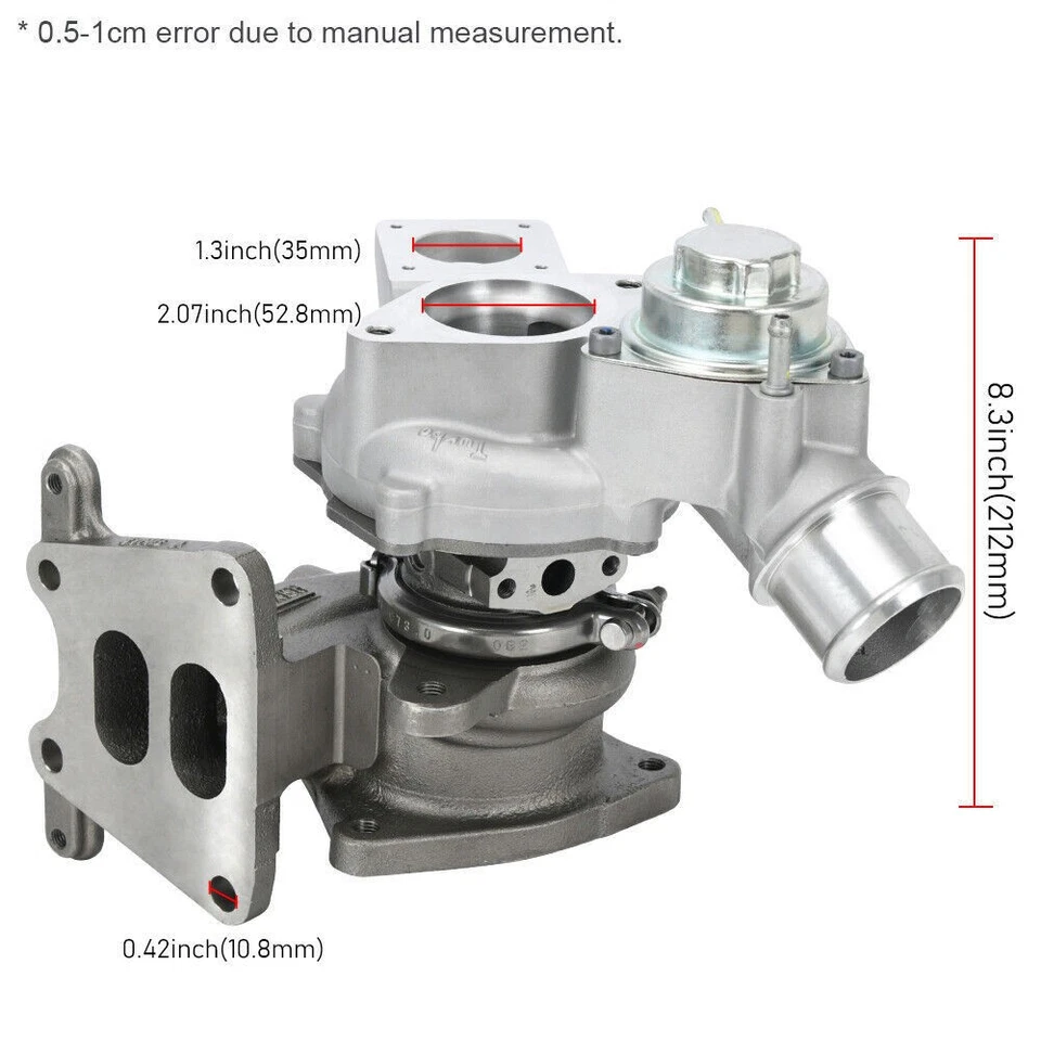 Turbocharger W/Actuator For 2018-2020 Honda Accord 1.5L 6A0-F4-T/C 181201132E - Image 3 of 4