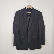 Jos. A. Bank Men's Black 100 Wool 2 button Suit Coat 40R