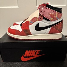 Nike Jordan 1 High OG Spider-Man Across the Spider-Verse Size 6.5Y DV1753-601