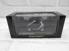 Minichamps 1/43 Smart Cabriolet Passion Dark Gray Silver Model Car New