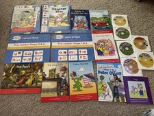 Hooked on Phonics Books Workbooks  CD-ROM Lot Early Reader Mixed Media Set