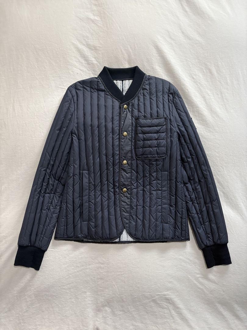 2017 Moncler Gamme Blue Lightweight Down Jacket for Men