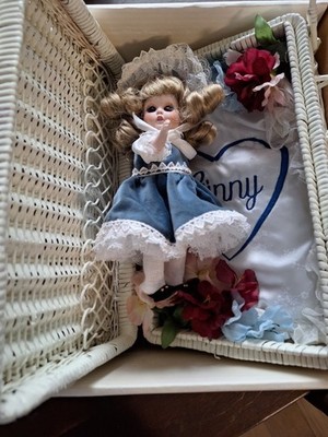 Vintage 1984 Vogue Ginny Porcelain Doll 9''original box Ltd. Ed. Made By Shaders