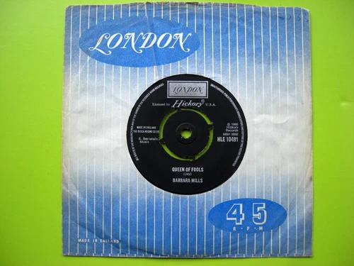 BARBARA MILLS Queen Of Fools / Take Your Time 7” 45 LONDON 1965