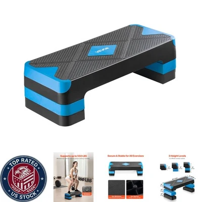Rutschfester Aerobic Stepper mit 550 lbs Unterstützung - Perfekt für alle Fitnessniveaus - Bild 1 von 4