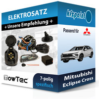 für Mitsubishi Eclipse Cross 17-21 Towtec E-Satz 7Polig Fahrzeugspezifisch NEU