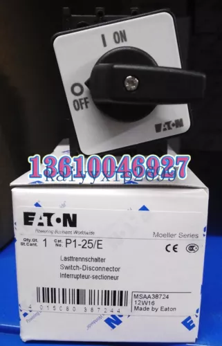 new EATON MOELLER P1-25/E Isolation Switch 25A