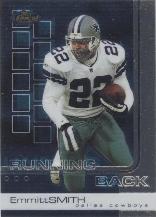 2002 Topps Finest Emmitt Smith #28 - 1 of 2