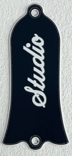 Fits Gibson Guitars Truss Rod Cover Les Paul Custom,2-Screw,2 Ply Black