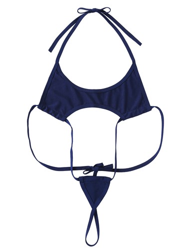 Womens One-piece Micro G-string Slingshot Bikini Swimsuits Thong Beach Swimwear - Picture 27 of 43