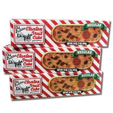 Claxton Fruit Cake - 3-1 Lb. Regular - in Color Cartons
