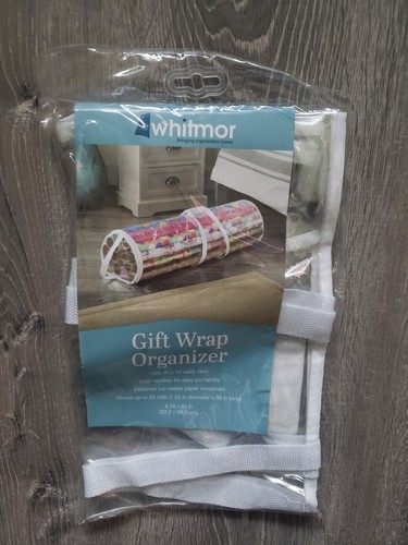 Gift Bag Storage Whitmor Clear Gift Wrap Organizer Holds 25