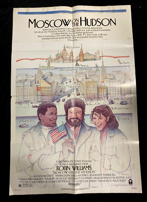 1984 Moscow On The Hudson folded Movie Poster 27X41