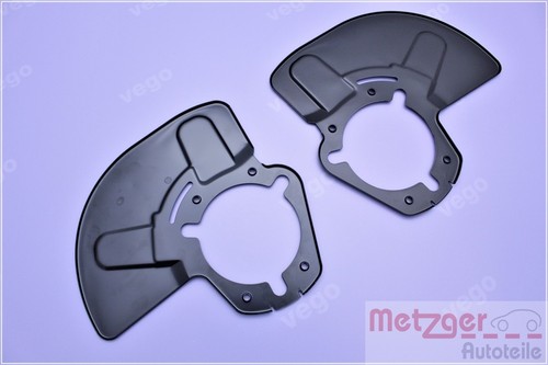 2X ORIGINAL METZGER SPRITZBLECH ANKERBLECH FRONT 543000 543001 - Picture 2 of 2