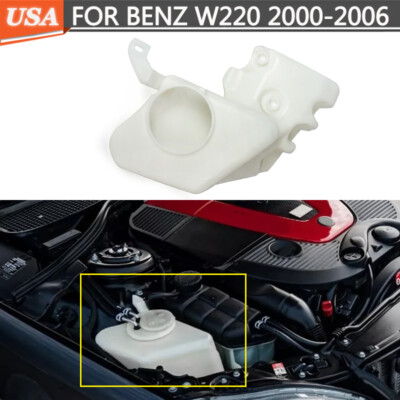 #ad #ad Windshield Washer Fluid Reservoir Tank Bottle For 2000 06 Mercedes W220 S Class $59.91