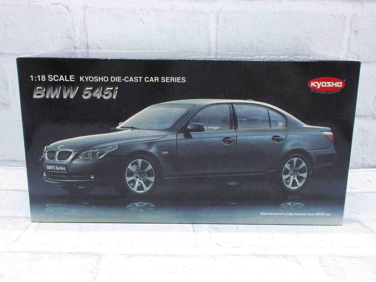 Kyosho Diecast Car 1:18 BMW 5 Series E60 Sedan 545i White Kyosho Diecast Car 1:18 BMW 5 Series E60 Sedan 545i White