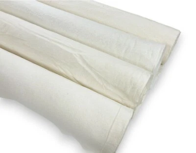 Quilter's Wadding Batting Fabric Natural Fibre 90” 230cm Wide Patchwork Quilt