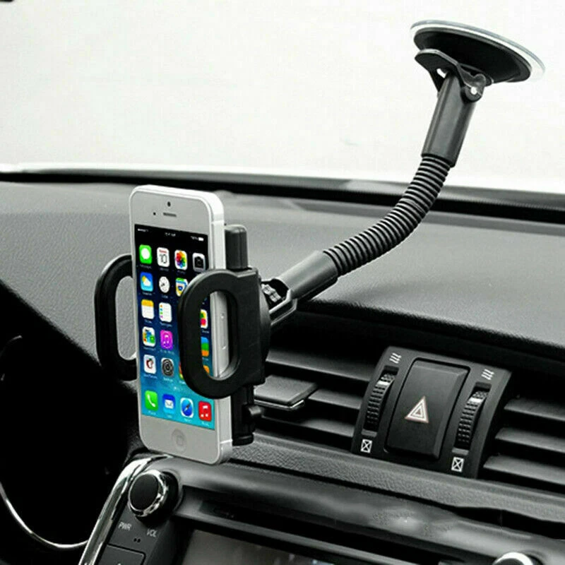 In Car Phone Holder Suction Mount Mobile Universal Stand Cradle Windscreen - Image 3 of 3