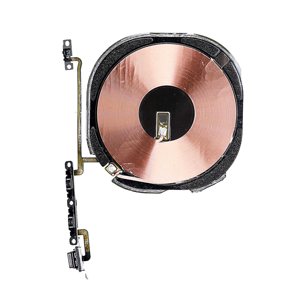 NUOVO Per IPhone X XR XS MAX 11 Pro Max 8 Plus SE 2020 Chip Di Ricarica Senza Fili NFC Bobina Caricatore Pannello Adesivo Volume Cavo Della Flessione - Foto 8