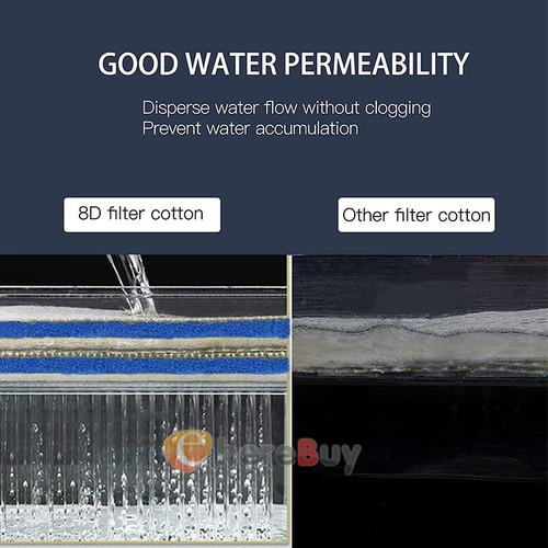 5in1 Internal Aquarium Fish Tank Filter Submersible Water Pump 800L/H Oxygen UV - 第 38/46 張圖片