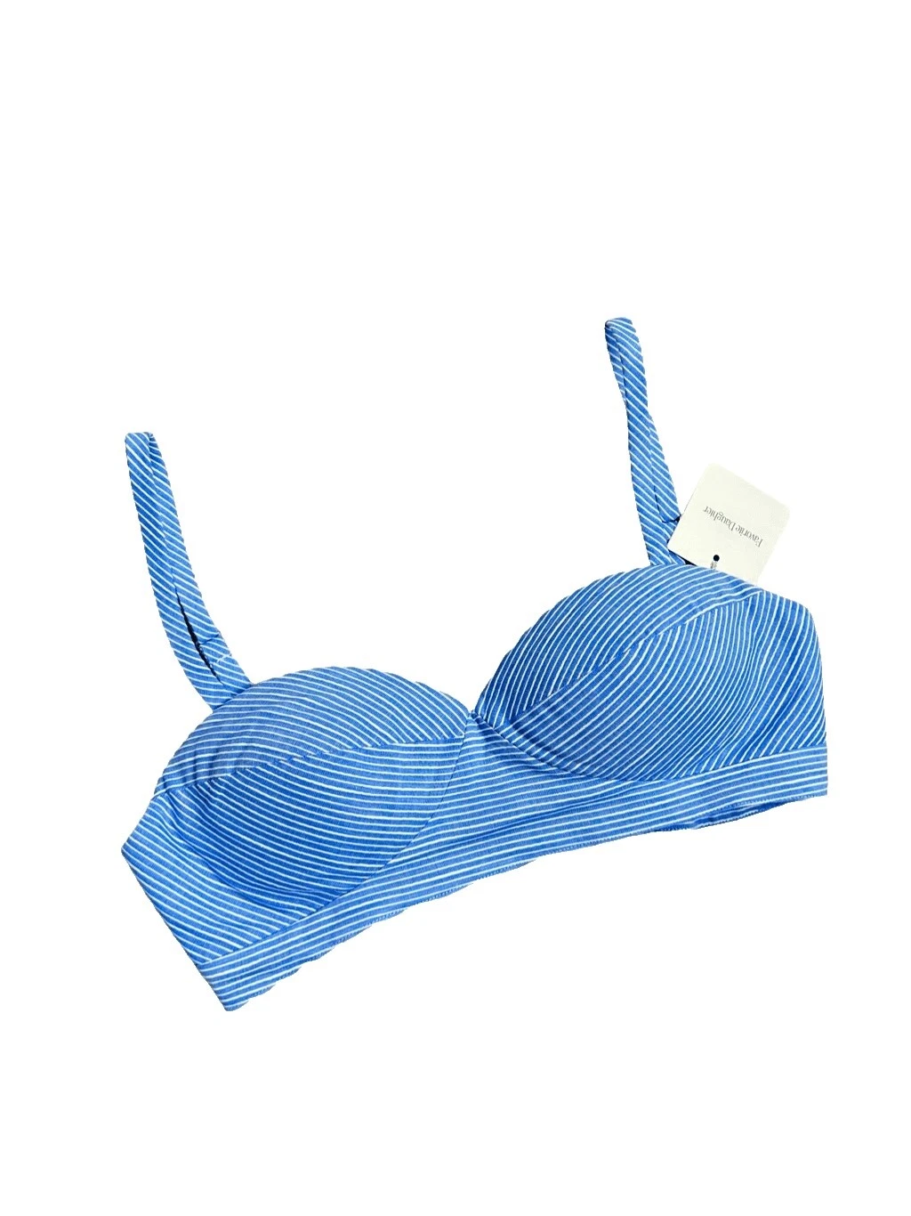 Top de rayas multicolor Traje de Baño para Mujeres