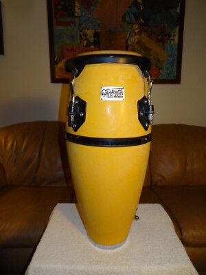 Toca Kaman Players Series Yellow Fiberglass Conga Drum - 9