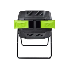 43 Gal Garden Compost Bin from BPA Free Dual Rotating Outdoor Composting Tumbler