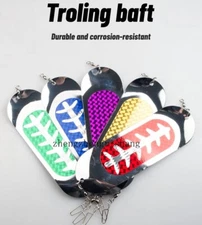 Diving Board Trolling Flasher Salmon Trout Fish Deep Cast metal Lure 15.5cm/48g