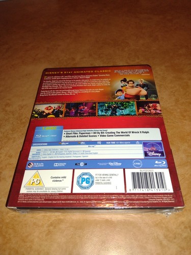 ZAVVI WRECK-IT RALPH STEELBOOK (NEW, SEALED) DISNEY RARE - Picture 2 of 3