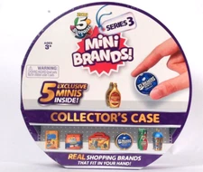 Zuru Surprise Mini Brands Series 3 Collector's Case With 5 Exclusive Minis 