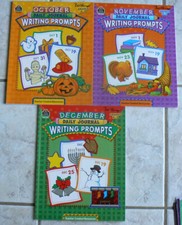 LN Daily Journal Writing Prompts,gr.K 1 2,October,November,December,Teacher TCR