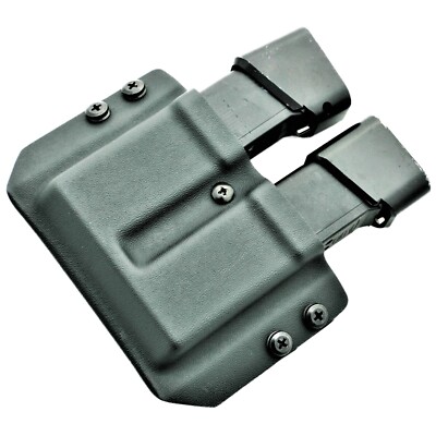 OWB Kydex Double Magazine Holster | All Popular Gun Models | Ambidextrous