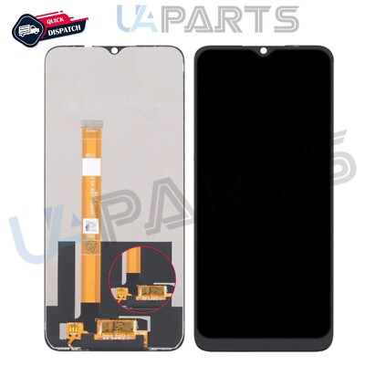 Für OPPO REALME C25Y 2021 6,5'' LCD Touchscreen Digitizer Display Baugruppe schwarz