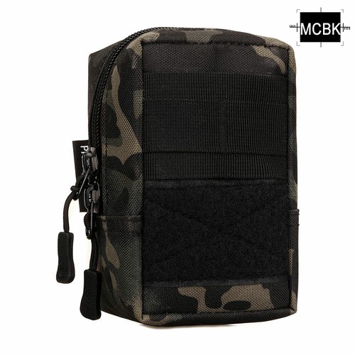 Tactical Molle Pouch Belt Waist Bag 1000D Waterproof Nylon Outdoor 4.7" Pouch - Picture 13 of 13